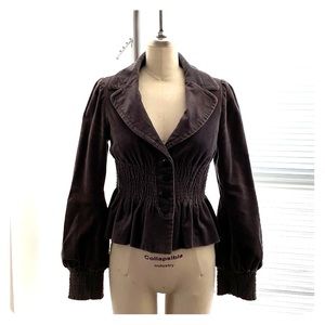 ELEVENSES Velvet Pewter Jacket